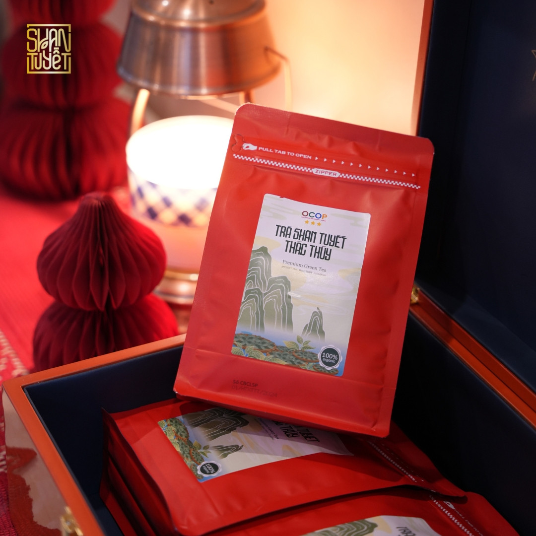Hồng trà Shan tuyết Thác thuý - hồng trà shan tuyết cổ thụ 1 búp 1 lá (100gr)